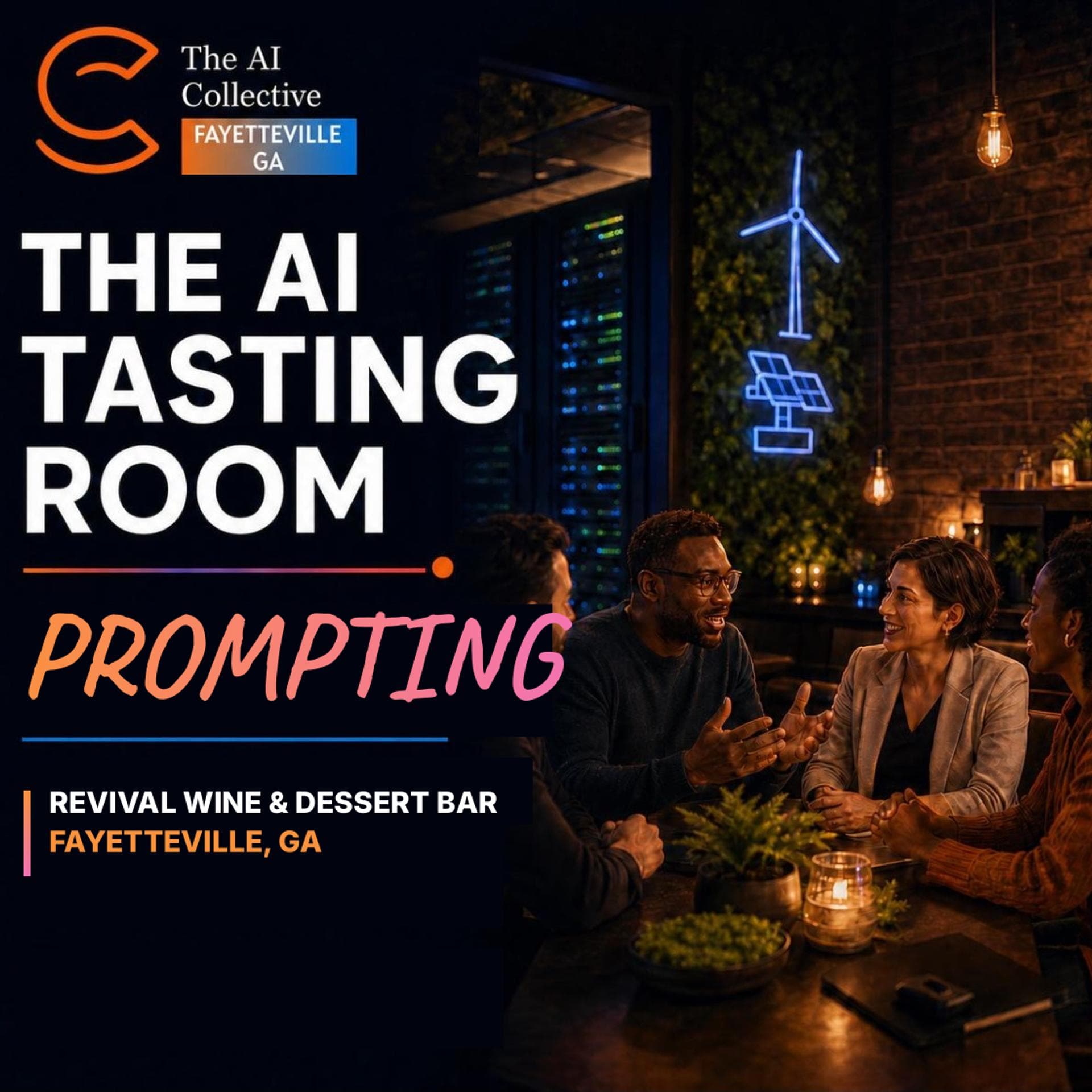 AI Tasting Room (w/ The AI Collective Fayetteville) event artwork